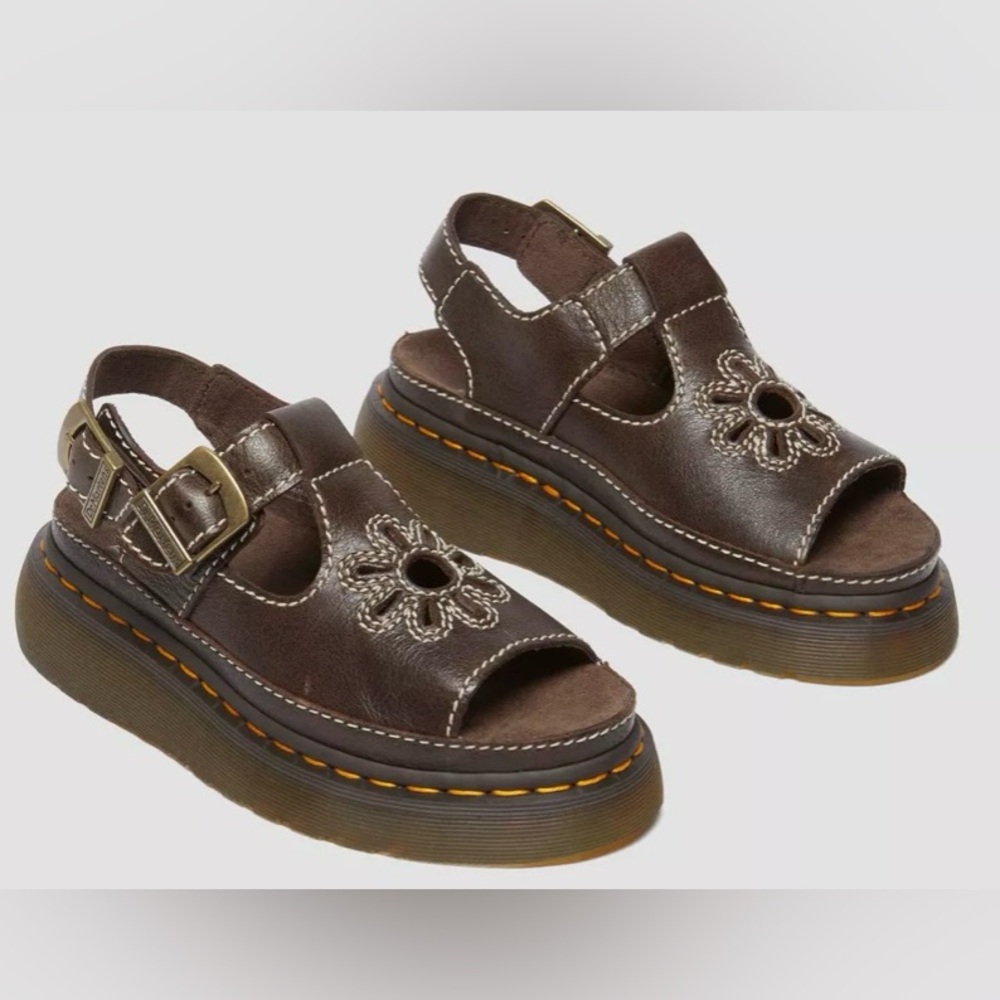 Dr. Martens Brown “Dunnet” sandals, size 8